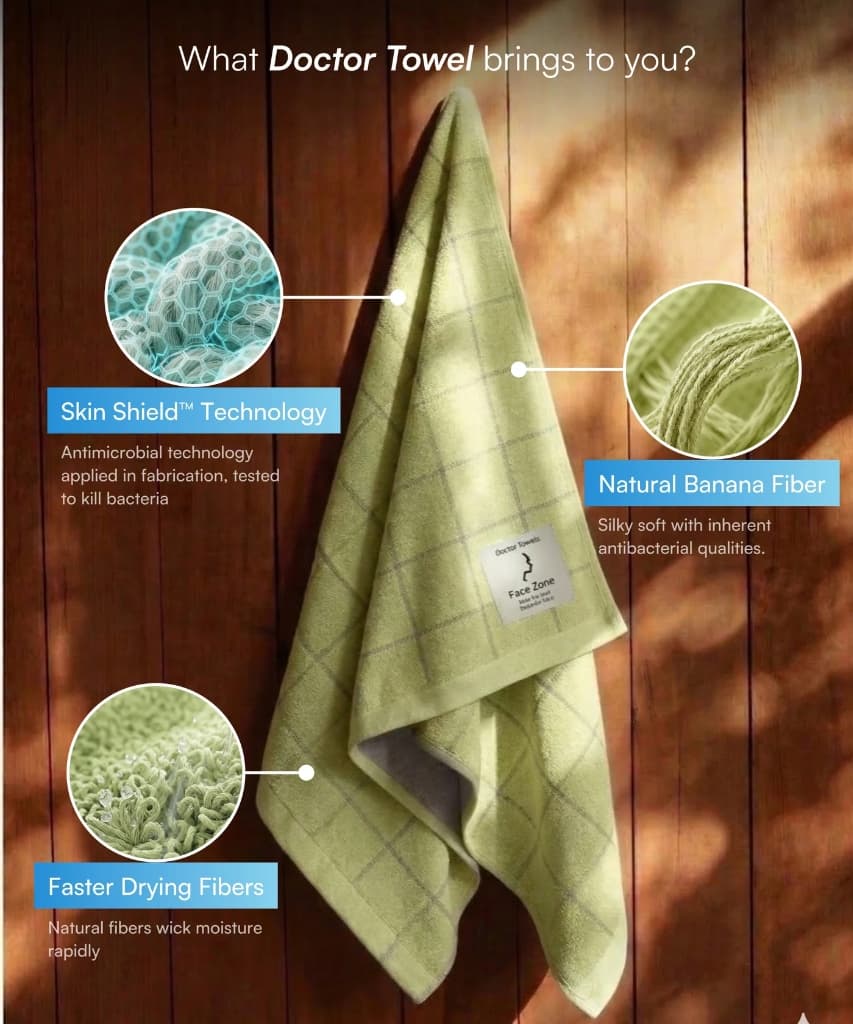 Dr Towels (Doctor Towel) - 100% Sanitized Cotton Towels